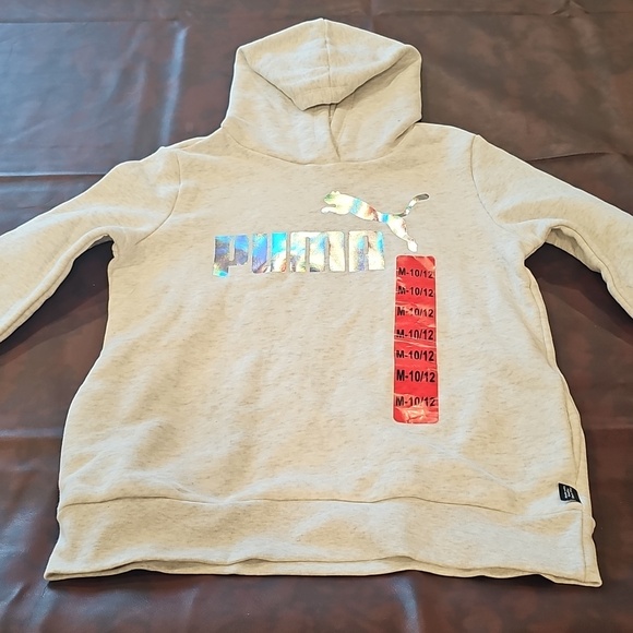 Puma Other - N Gray Puma Sweat Shirt Size M-10/12